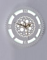 Светильник светодиодный часы Мелодия Света Шестеренка 6248-23W 23Вт 220В Белый картинка 